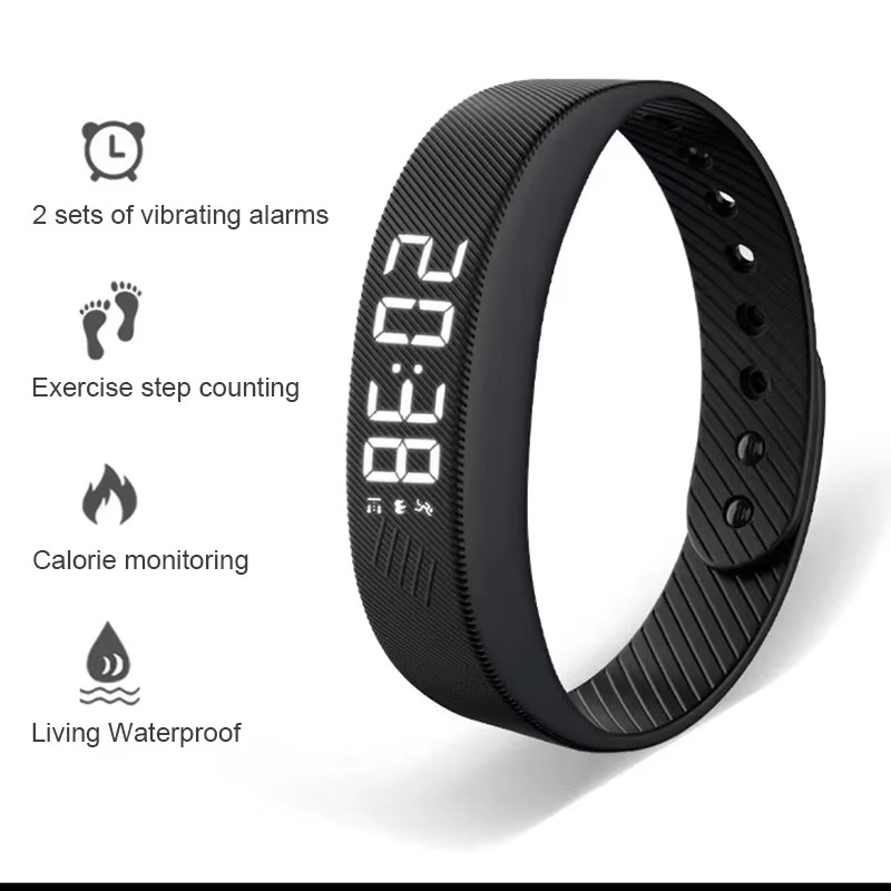 Outdoor Sport Smart Watch - Умный браслет с LED-дисплеем, водонепроницаемые цифровые