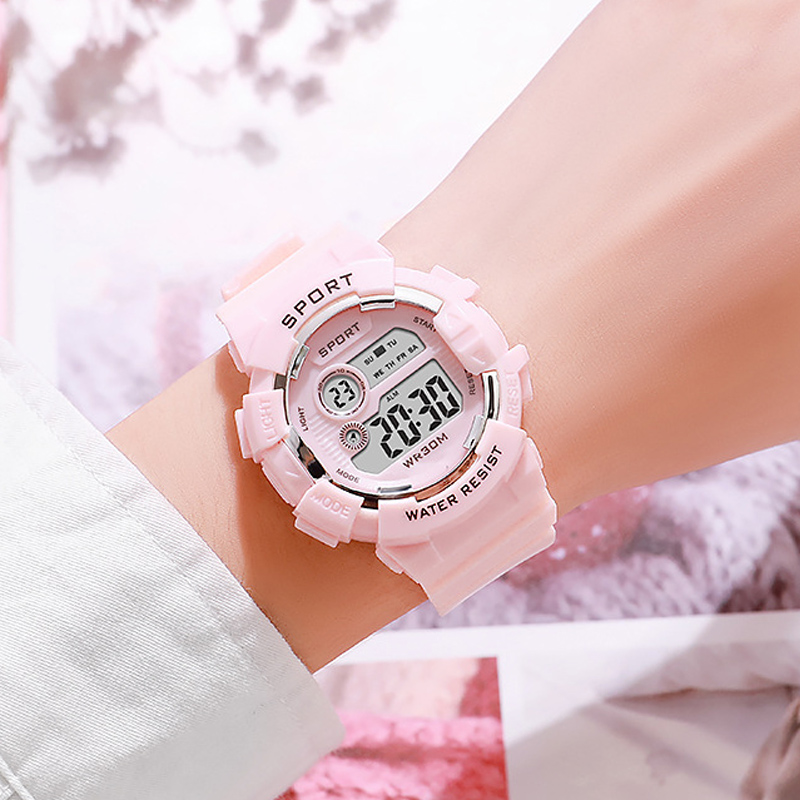 Outdoor Sport Smart Watch - Модные детские часы, светящиеся водонепроницаемые спортивные