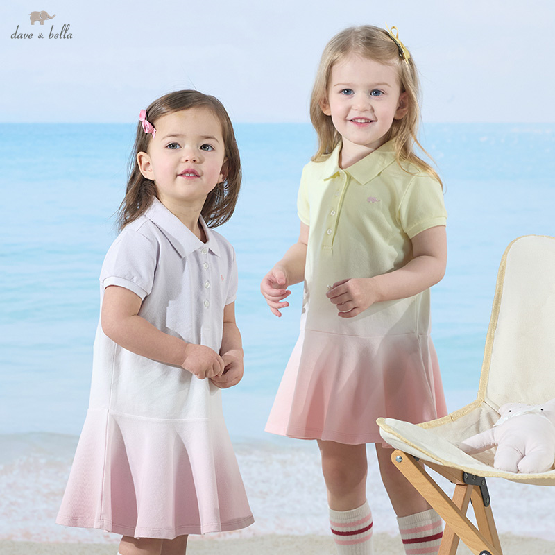 Outdoor Sport Dress - Dave Bella, детское платье-поло с короткими