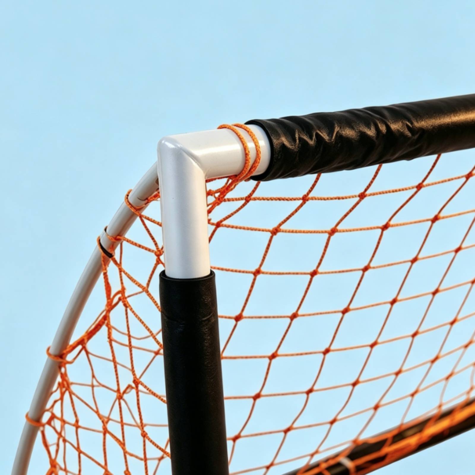 Outdoor Sports Net - Портативные футбольные ворота с оранжевой сеткой,