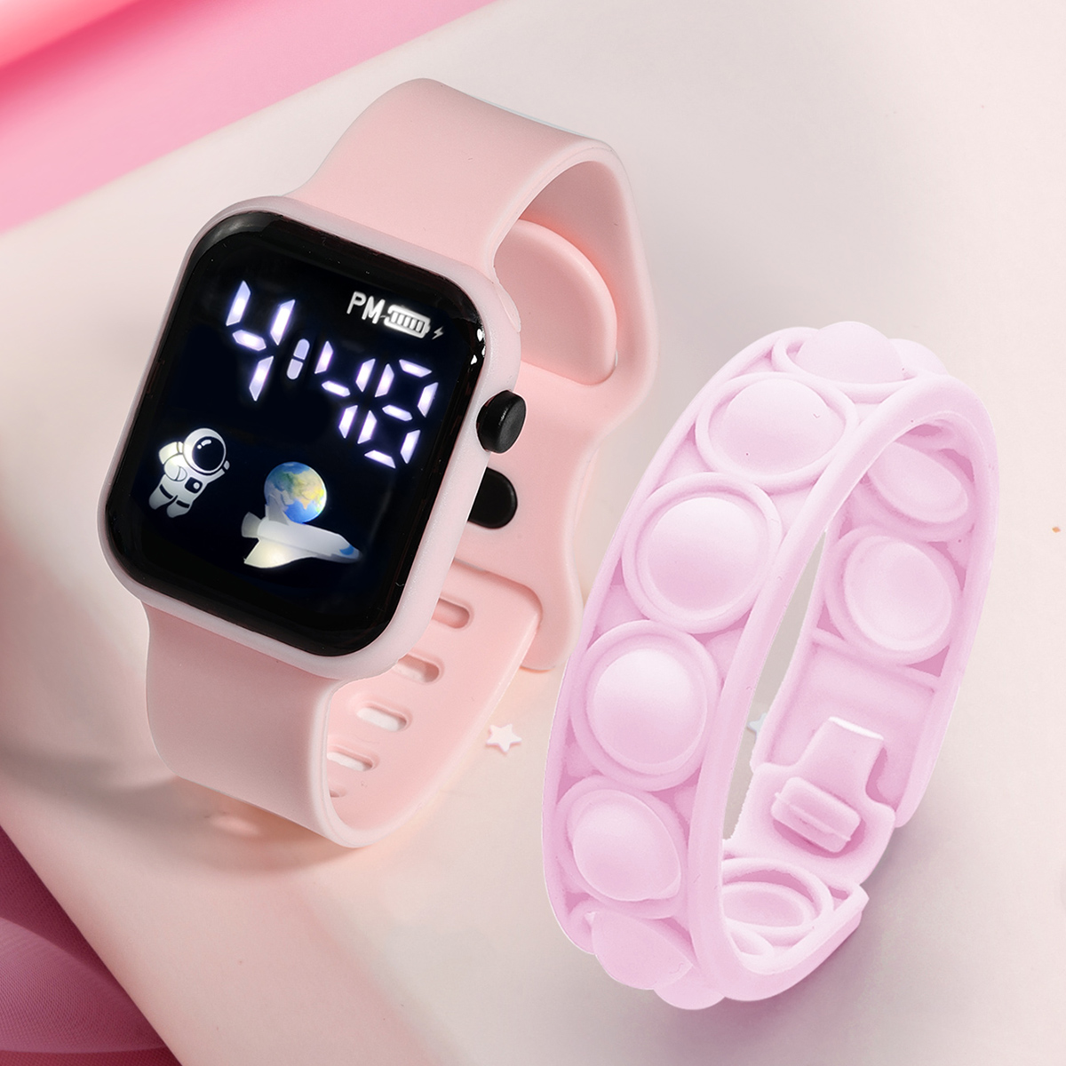 Outdoor Sport Smart Watch - 2 шт., Детские умные часы-браслет