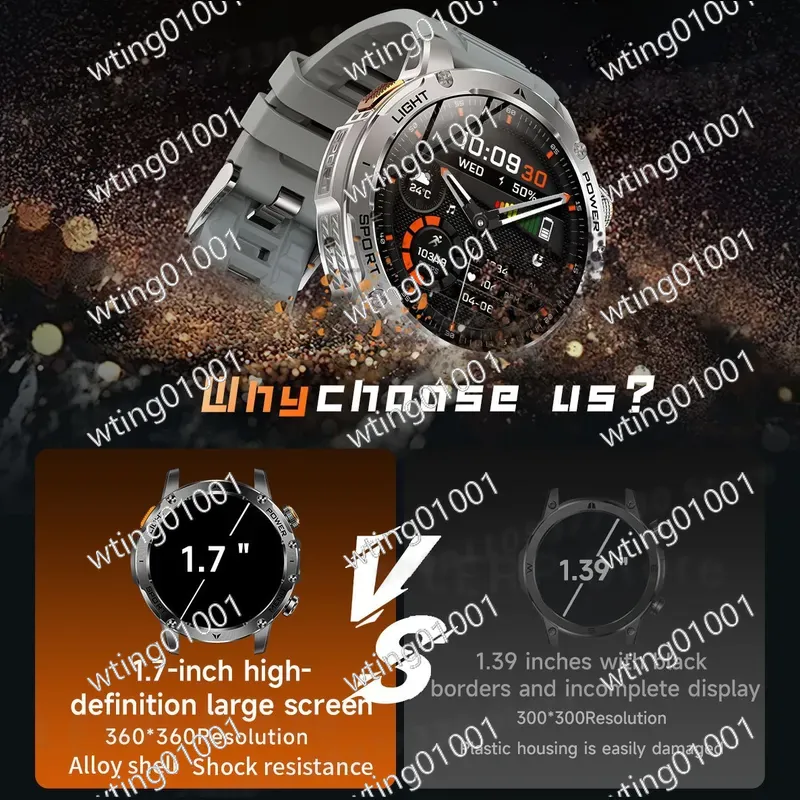 Умные часы AK87: фонарик, Blue – обзор и цена Outdoor Sport Smart Watch