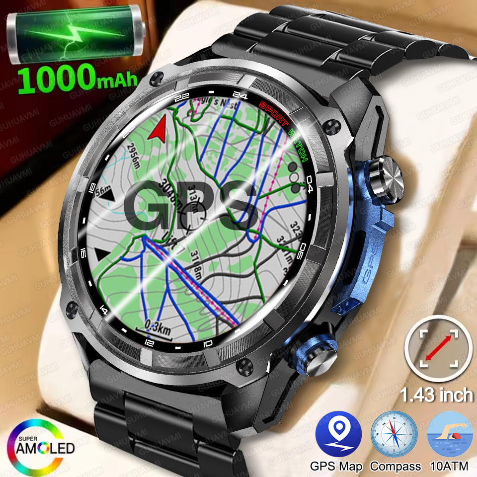 Смарт-часы T-Rex3 Pro с GPS, о – обзор и цена Outdoor Sport Smart Watch