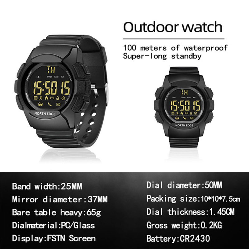 Смарт-часы NORTH EDGE AK 100M  – обзор и цена Outdoor Sport Smart Watch