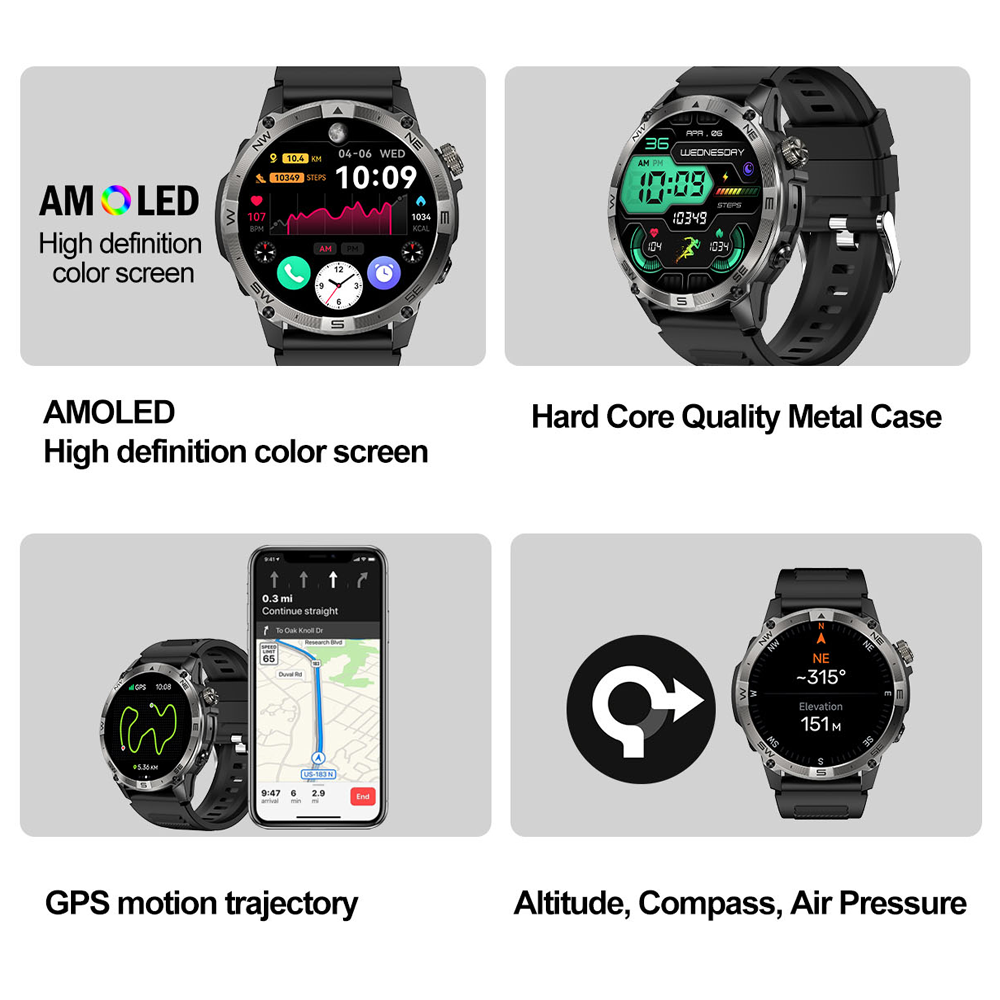 NORTH EDGE GPS Спортивные Смар – обзор и цена Outdoor Sport Smart Watch