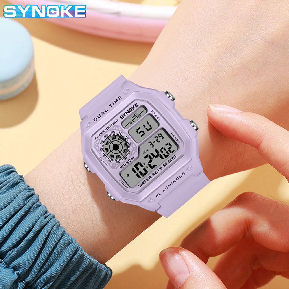 SYNOKE цифровые часы женские с – обзор и цена Outdoor Sport Watch