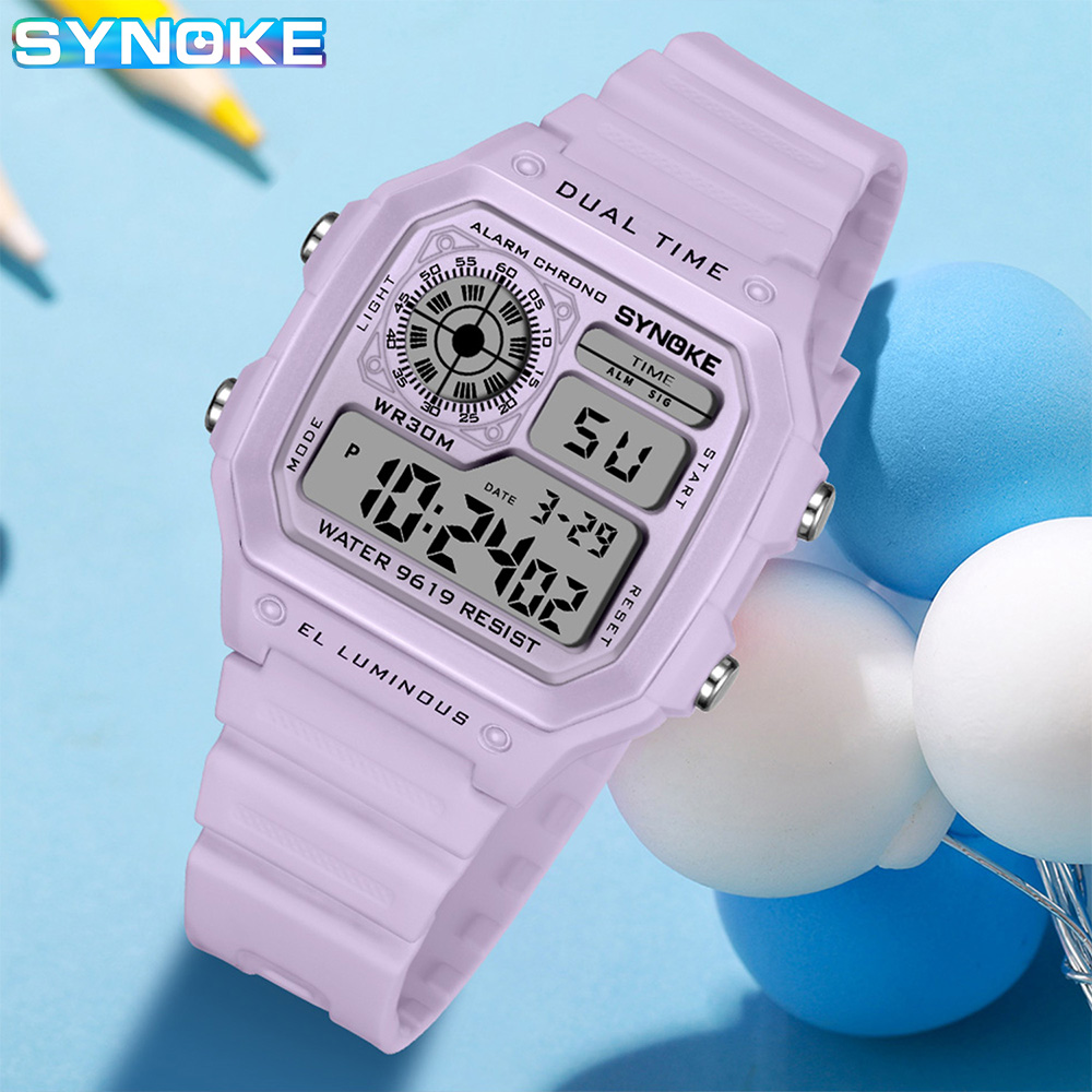 SYNOKE цифровые часы женские с – обзор и цена Outdoor Sport Watch