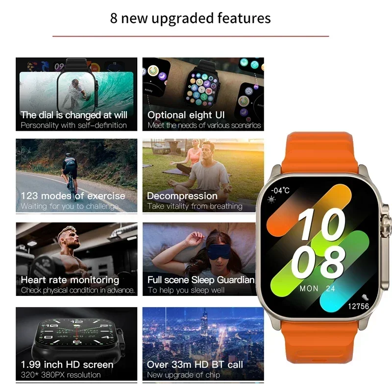 Новые умные часы серии 9 PK HK – обзор и цена Outdoor Sport Smart Watch