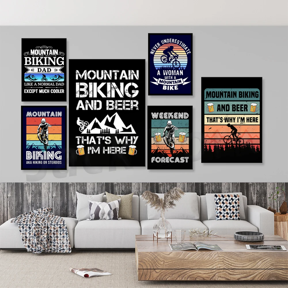 Go Mountain Bike Print Холст К – обзор и цена Outdoor Sport Live