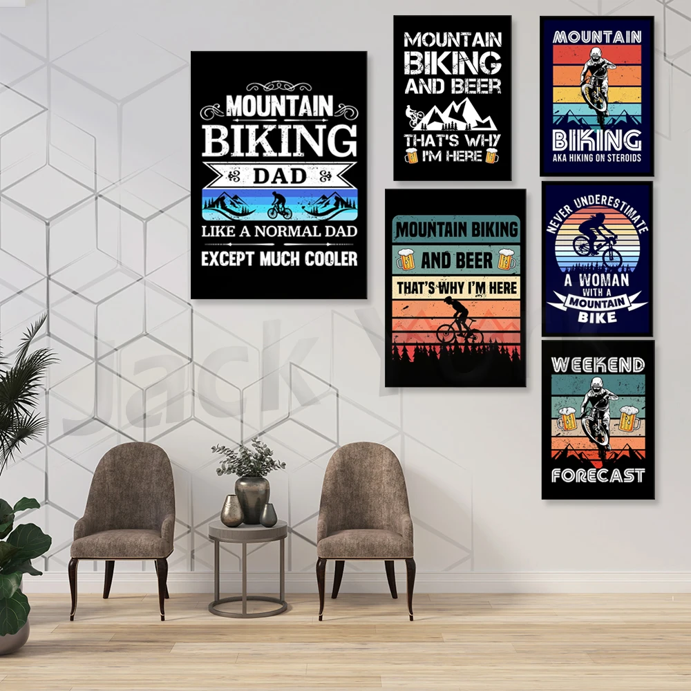 Go Mountain Bike Print Холст К – обзор и цена Outdoor Sport Live